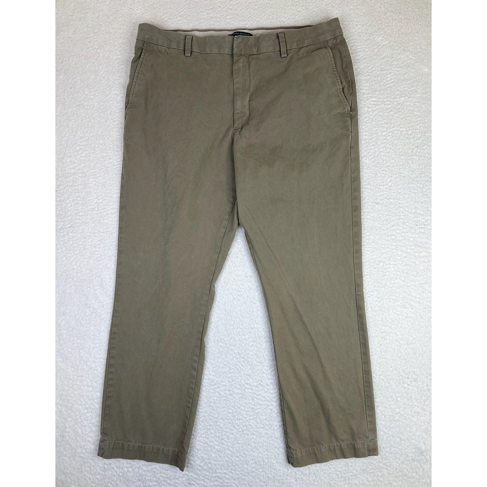 Banana‎ Republic Aiden Chino Pants Mens 36x30 Beige Slim Fit Cotton Casual